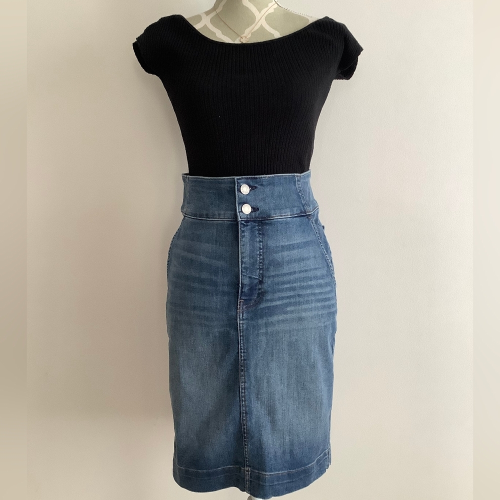 GAP Denim High-Waist Skirt SZ 28